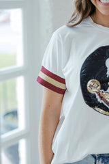 Brianna Cannon Florida State Sparkle Logo T-Shirt