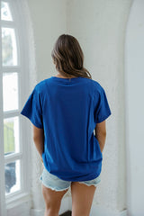 Queen of Sparkles Gingham Mascot Tee