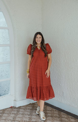 Cleobella Morgan Midi Skirt in Bois