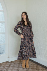 Cleobella Melody Midi Dress in Bois
