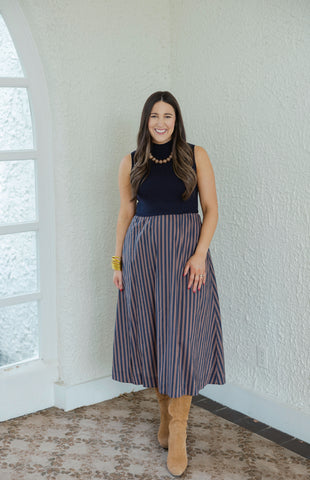 Cleobella Morgan Midi Skirt in Bois