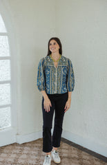 Cleobella Imogen Top in Fioren Print