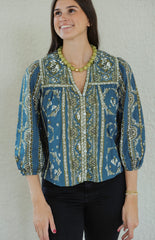 Cleobella Imogen Top in Fioren Print