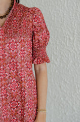 Taylor Tillman Veronica Dress in Pink Tile