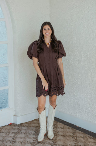 Cleobella Morgan Midi Skirt in Bois