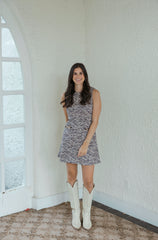 Entro Brown Zebra Mini Dress
