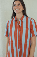 Livro City Dress in Hearth Stripe