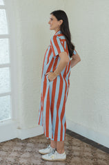 Livro City Dress in Hearth Stripe