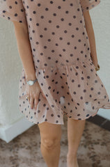 Entro Polka Dot Mini Slip Dress