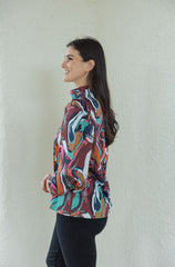 Crosby by Mollie Burch Lyla Blouse Color Current
