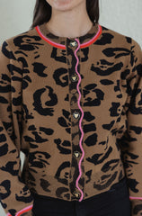 Crosby by Mollie Burch Colson Cardigan in Leopard