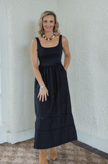 Z-Supply Johanna Midi Dress in Black