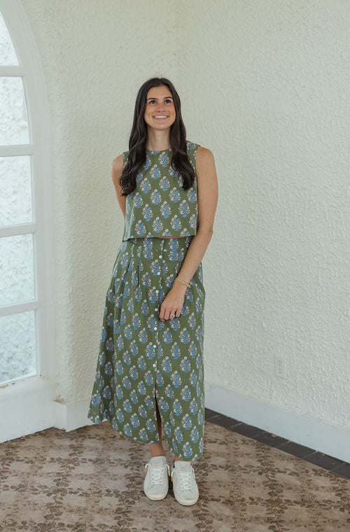 Livro Crop Top in Verdant
