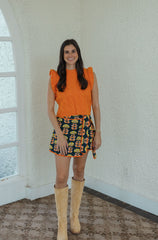 Sincerely Ours Tilly Skort in Retro Radiance