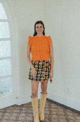 Sincerely Ours Miranda Vest in Orange
