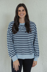 Z-Supply Everyday French Terry Striped Crew