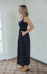 Z-Supply Johanna Midi Dress in Black