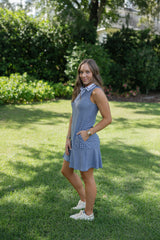Smith & Quinn Gracie Dress in Navy Gingham