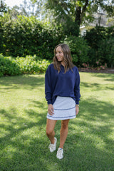 Smith & Quinn Molly Skort in White English Flower