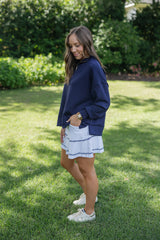 Smith & Quinn Molly Skort in White English Flower