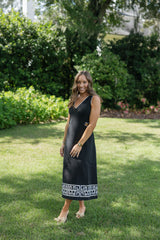 Emily McCarthy Cleo Dress in Black Stretch Knit