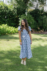 Smith & Quinn Rosalie Dress in Cornflower Parlour