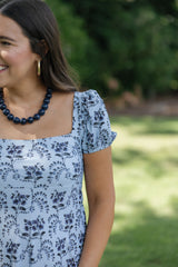 Smith & Quinn Rosalie Dress in Cornflower Parlour