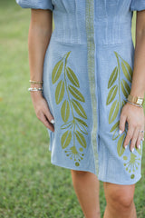Emily McCarthy Britt Dress in Blu