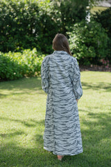 Emily McCarthy Long Sleeve Poppy Maxi Dress in Wild Marble