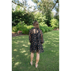 8-28-boutique:Entro,Entro Black Polka Dot Slip Mini Dress,Dress