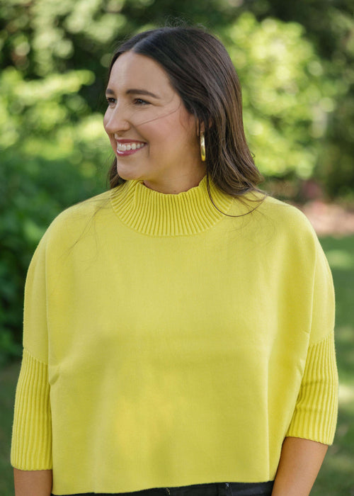 8-28-boutique:Kerisma Knits,Kerisma Knits Aja Seater in Lemon Drop,Sweaters