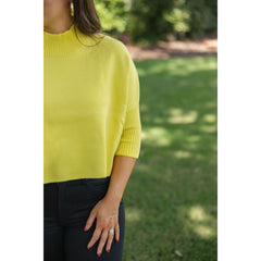 8-28-boutique:Kerisma Knits,Kerisma Knits Aja Seater in Lemon Drop,Sweaters