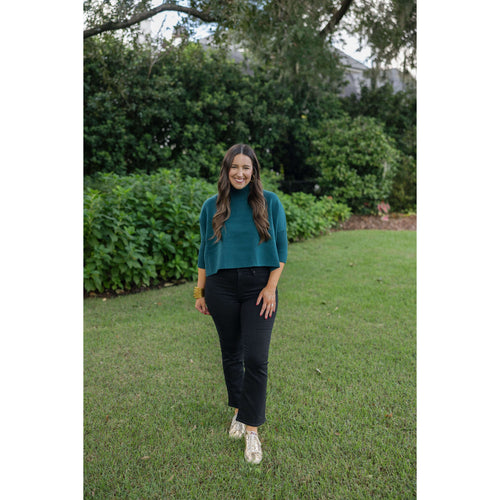8-28-boutique:Kerisma Knits,Kerisma Knits Aja in Pagoda Teal,Sweaters