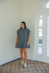 Livro Liv Dress in Slate Mosaic