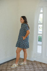 Livro Liv Dress in Slate Mosaic
