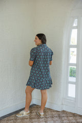 Livro Liv Dress in Slate Mosaic
