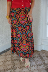 Elizabeth James Anita Skirt in Damask