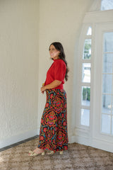 Elizabeth James Anita Skirt in Damask