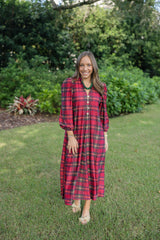 Smith & Quinn Vivian Dress in Cabernet Plaid