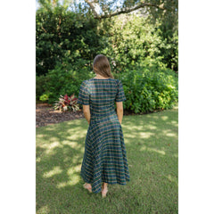 8-28-boutique:Entro,Entro Green Tartan Skirt Set,set