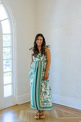 Jade Melody Tam Garden Border Maxi Dress