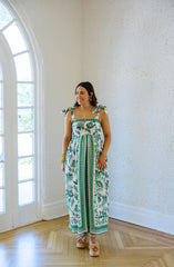 Jade Melody Tam Garden Border Maxi Dress