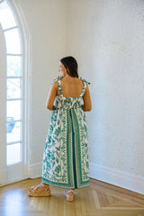 Jade Melody Tam Garden Border Maxi Dress