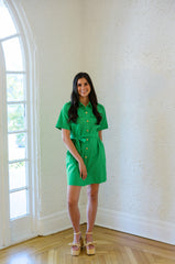 Jade Melody Tam Green Pocket Dress