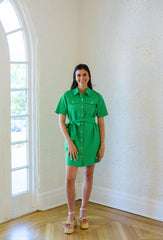 Jade Melody Tam Green Pocket Dress