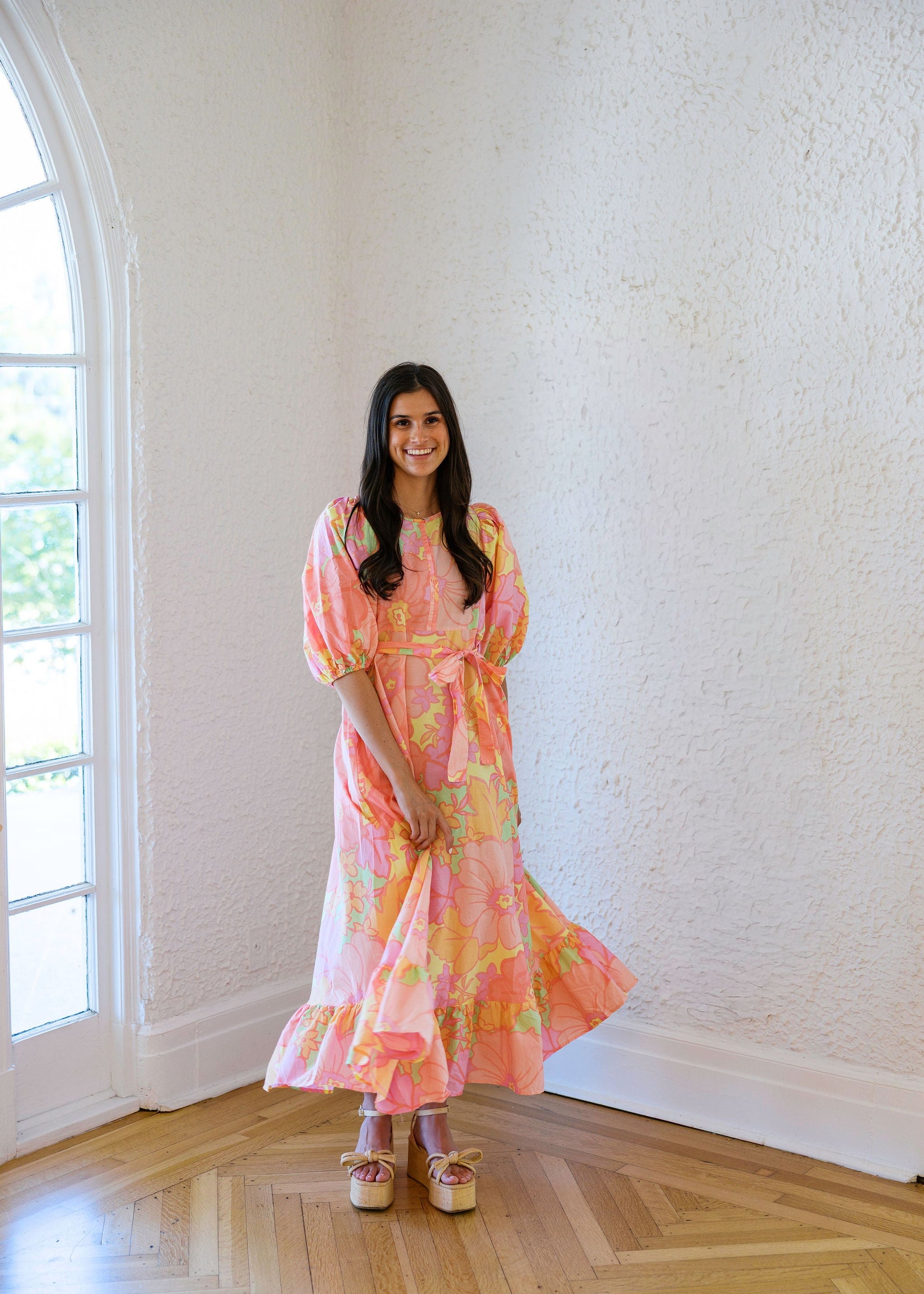 chinese dress ladies Karlie Floral Garden Maxi – BUCHANAN main image 0