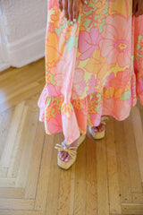 Karlie Floral Pastel Maxi Dress