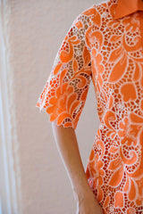 Jade Melody Tam Citrus Lace Mini Dress
