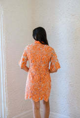 Jade Melody Tam Citrus Lace Mini Dress