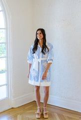 Jade Melody Tam Butterfly Embroidered Shirt Dress